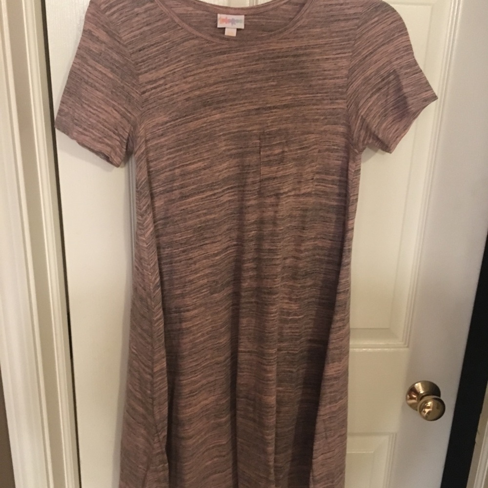 NWOT Carly XXS Light pink and grey heathered